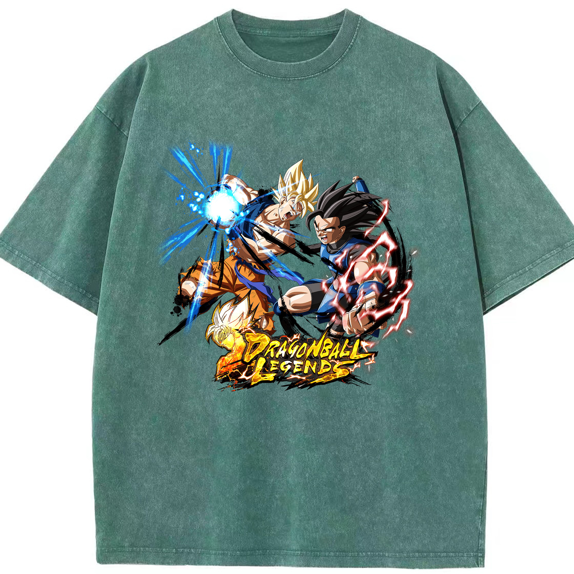 （画像用） ドラゴンボール DRAGON BALL 綿100% ヴィンテージ風 半袖Tシャツ（フロントプリント）